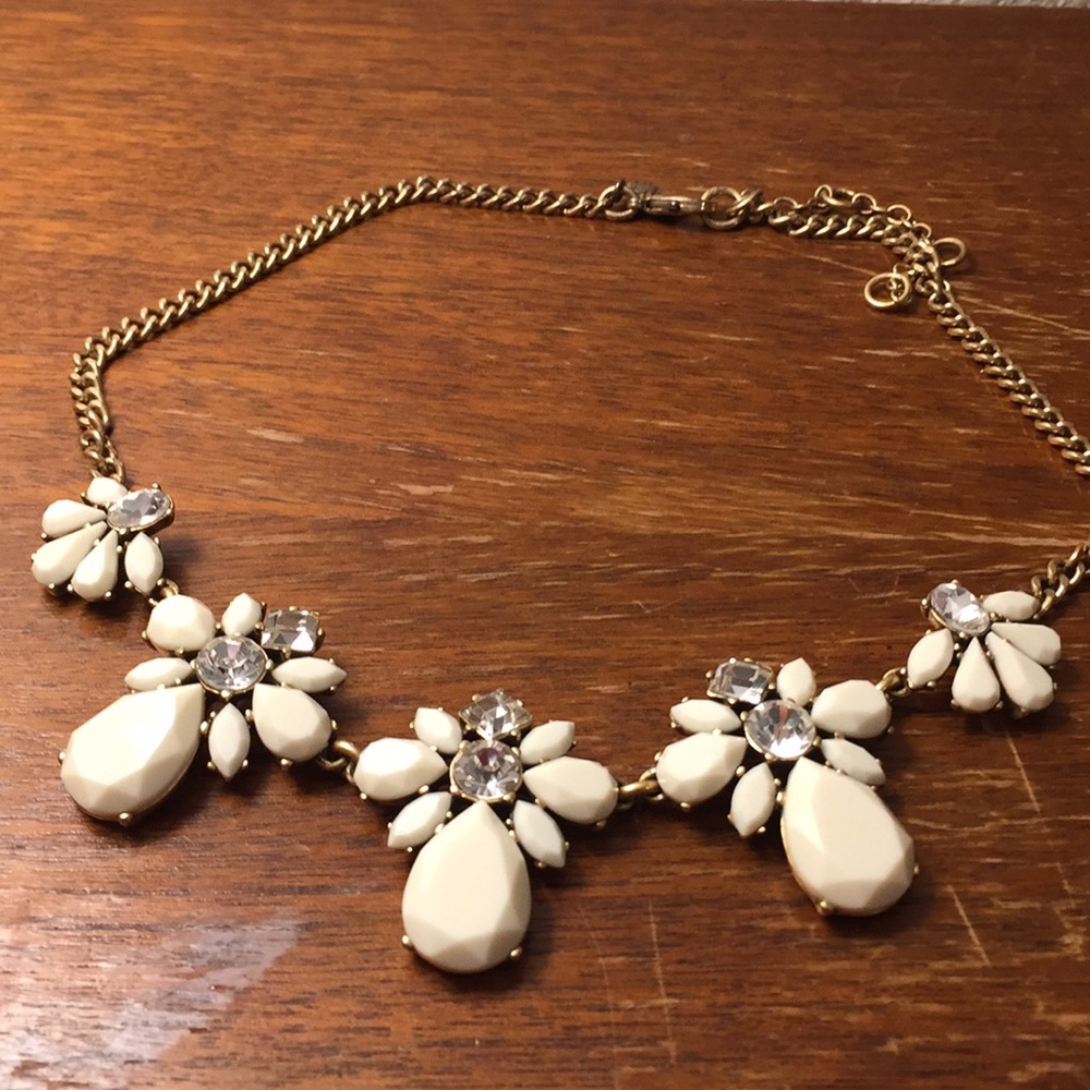 J.Crew white necklace